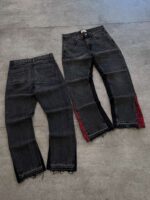 Panelled Denim Jeans — 320 - view 9