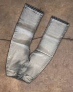Grey Panelled Wide-Leg Jeans — 0024 - view 12