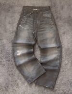 Grey Washed Panelled Jeans — 0025 - view 5