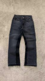 Dark Blue Panelled Jeans — 0060 - view 15