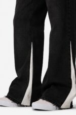 Panelled Denim Jeans — 320 - view 19