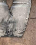 Grey Panelled Wide-Leg Jeans — 0024 - view 13