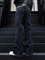 Dark Blue Panelled Jeans — 0060 - view 23
