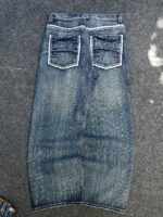 Blue Contrast-Stitch Jeans — 284 - view 12