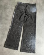 Black Paint-Effect Jeans — 317 - view 3