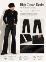 Panelled Denim Jeans — 320 - view 17