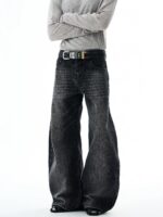 Black Washed Wide-Leg Jeans — 274 - view 12
