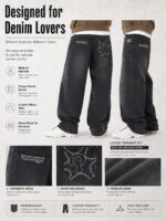 Black Star-Pocket Jeans — 7049黑 - view 15