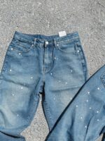 Blue Embellished Jeans — 99402 - view 21