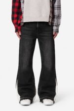 Panelled Denim Jeans — 320 - view 16