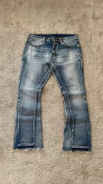 Blue Seam-Detail Jeans — 0047 - view 2