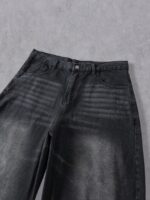 Black Washed Wide-Leg Jeans — 274 - view 28