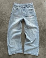 Light Blue Graphic Jeans — GLS01 - view 6