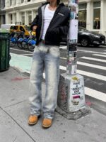 Washed Denim Jeans — 288 - view 36