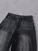 Black Washed Wide-Leg Jeans — 274 - view 29