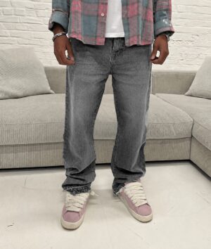 Washed Wide-Leg Jeans — 0006 - view 1