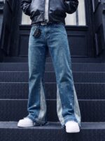 Blue Embellished Jeans — 99402 - view 5