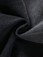Black Raw-Hem Denim Jeans — 0055 - view 7
