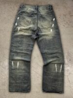 Grey Distressed Wide-Leg Jeans — 0035 - view 20
