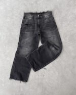 Panelled Wide-Leg Jeans — 5110 - view 7