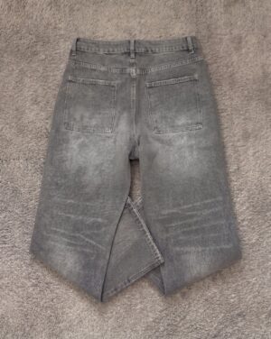 Grey Washed Panelled Jeans — 0025 - view 2