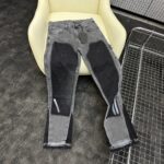 Grey and Black Patchwork Jeans — 0031 - view 6