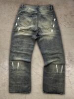Grey Distressed Wide-Leg Jeans — 0035 - view 21