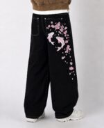 Black Pink-Butterfly Jeans — 378 - view 1