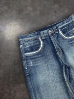Blue Contrast-Stitch Jeans — 284 - view 10