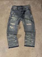 Blue Distressed Jeans — 318 - view 3