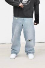 Panelled Wide-Leg Jeans — 5110 - view 18