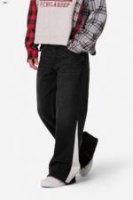 Panelled Denim Jeans — 320 - view 20
