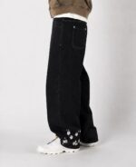 Black Butterfly-Detail Jeans — 370 - view 8